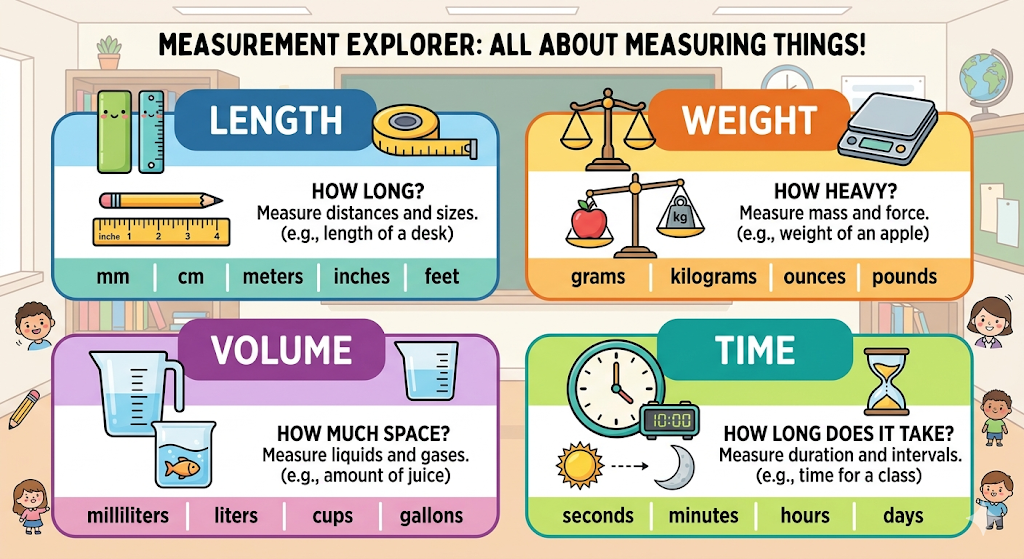 Types of Measurement Concepts Students Learn