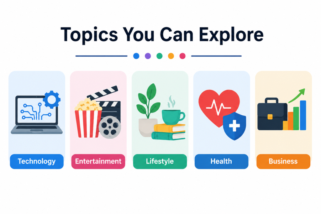 Topics You Can Explore